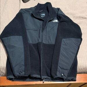 The North Face Black and Gray Fleece Jacket